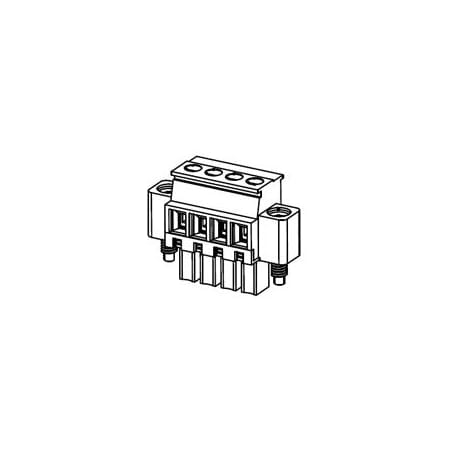Molex 3.50Mm Euro Plug Vert Me Rwe Blk 10Ckt 395072010